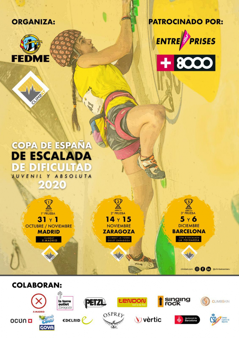 1ª PRUEBA DE LA COPA DE ESPAÑA DE DIFICULTAD - MADRID - Inscríbete