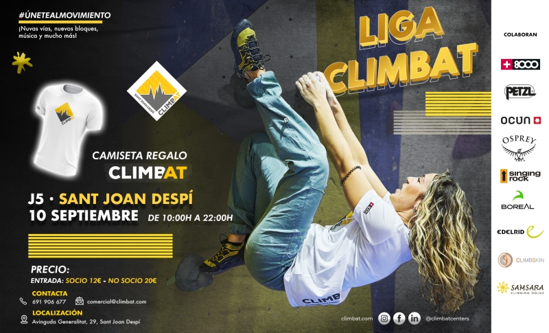 5ª JORNADA LIGA CLIMBAT - CLIMBATSANT JOAN DESPÍ (BARCELONA) - Inscríbete