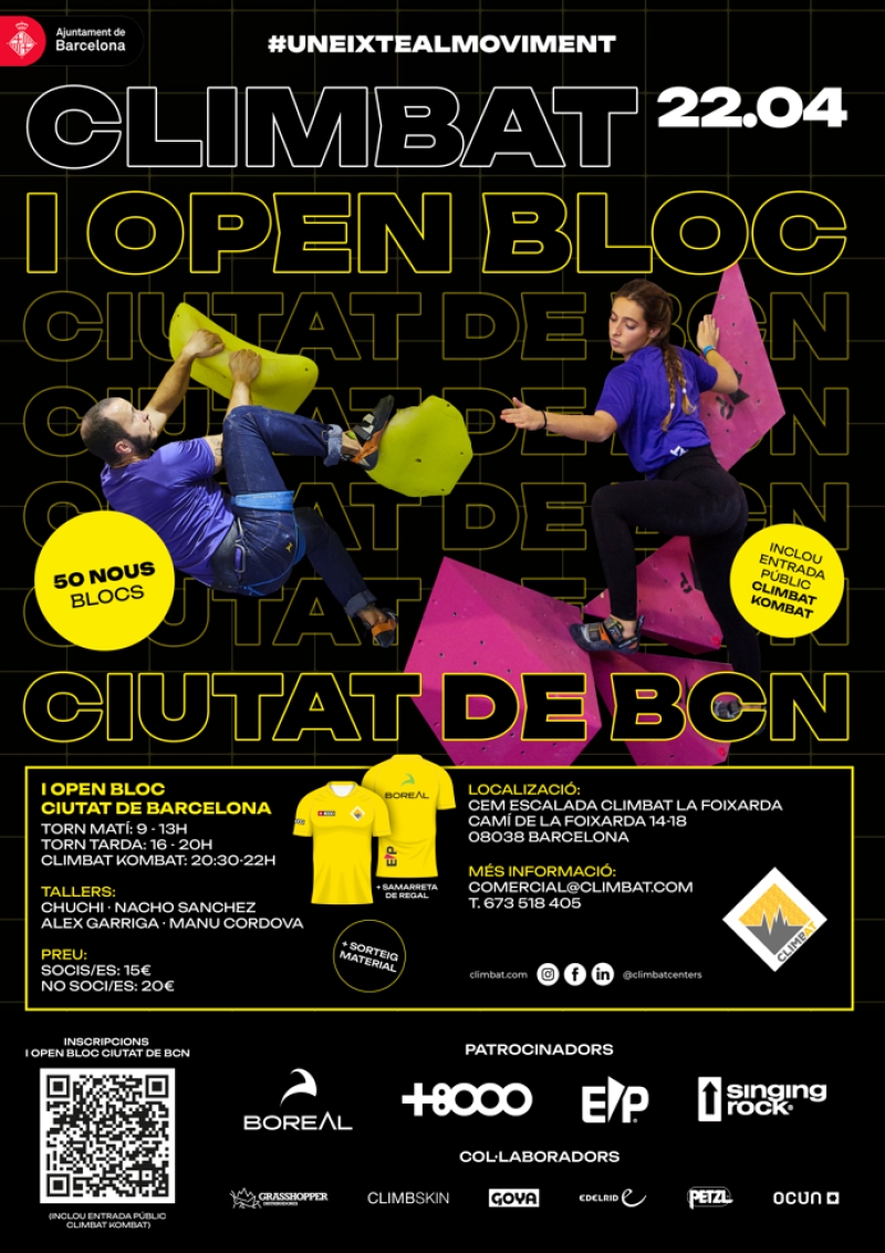 1ER OPEN CIUTAT DE BARCELONA - Inscríbete