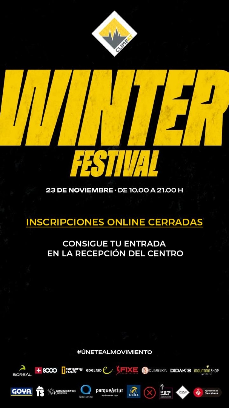 WINTER FESTIVAL 2024 - 23 NOVIEMBRE - Inscríbete