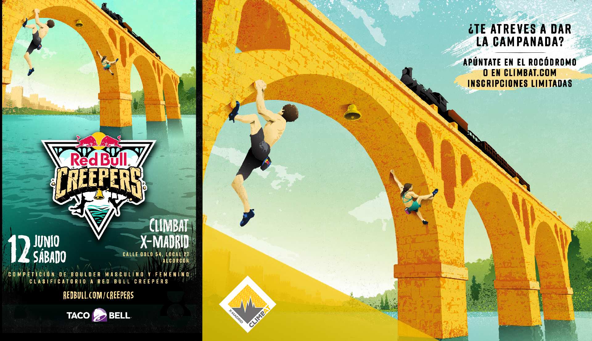 LIGA RED BULL  CREEPERS - CLIMBAT X-MADRID - Inskriba zaitez